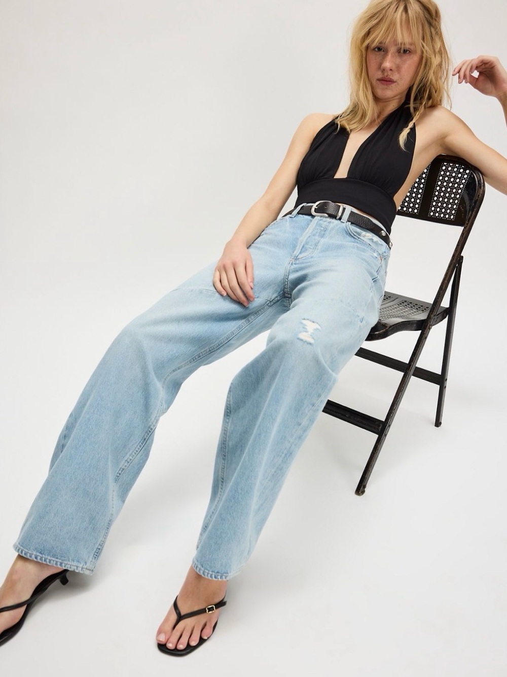 NWT Citizens of Humanity Ayla Swirl Baggy Jeans Style 96164686 Hallstart size 27
